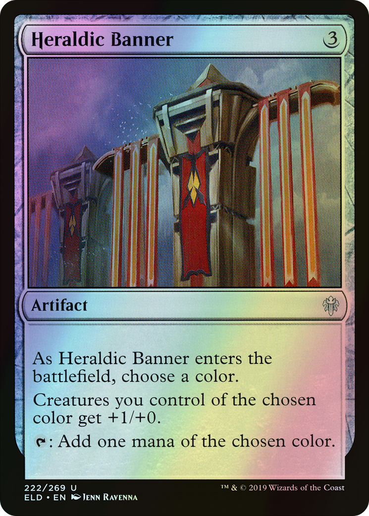 Heraldic Banner (ELD) #222 [EN/F] s/o
