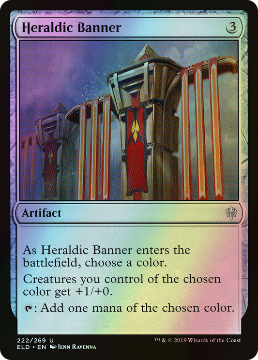 Heraldic Banner (ELD) #222 [EN/F] s/o