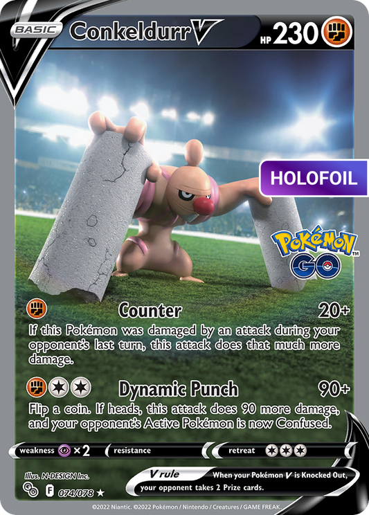 Conkeldurr V (Alternate Full Art) (PGO) #074 [EN/H] s/o