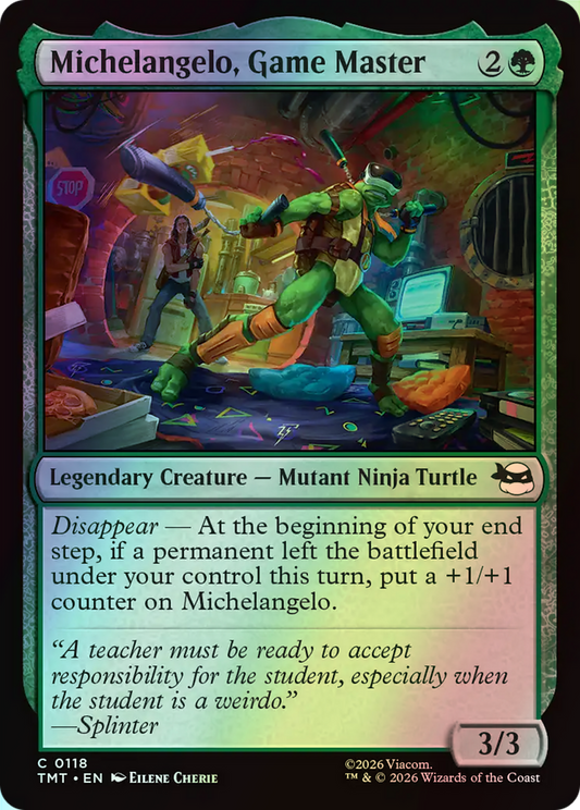 Michelangelo, Game Master (TMT) #118 [EN/F]