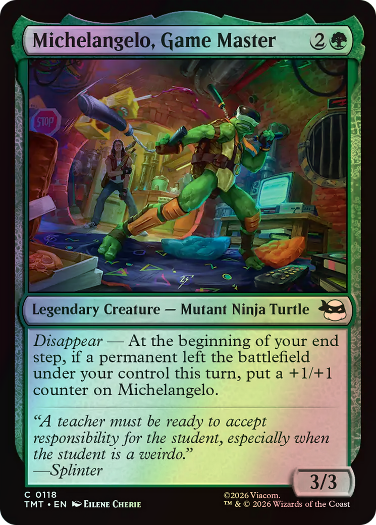 Michelangelo, Game Master (TMT) #118 [EN/F]