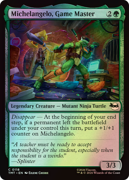 Michelangelo, Game Master (TMT) #118 [EN/F]