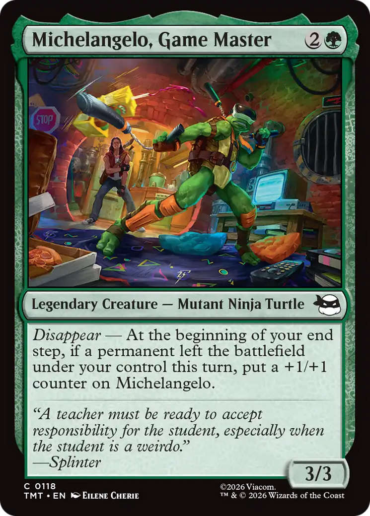 Michelangelo, Game Master (TMT) #118 [EN/N]