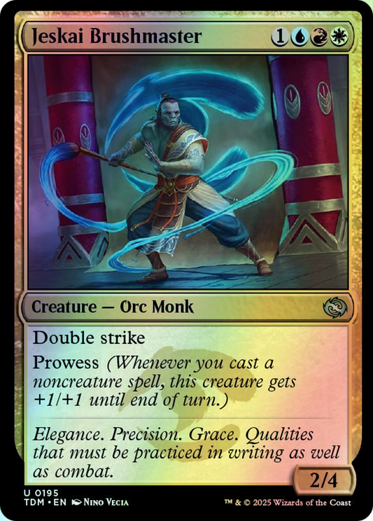 Jeskai Brushmaster (TDM) #195 [EN/F] s/o