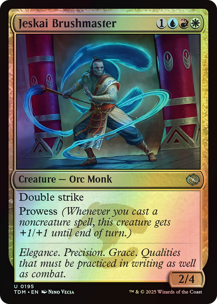 Jeskai Brushmaster (TDM) #195 [EN/F] s/o
