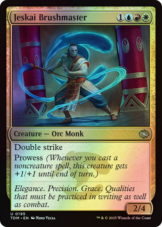 Jeskai Brushmaster (TDM) #195 [EN/F] s/o