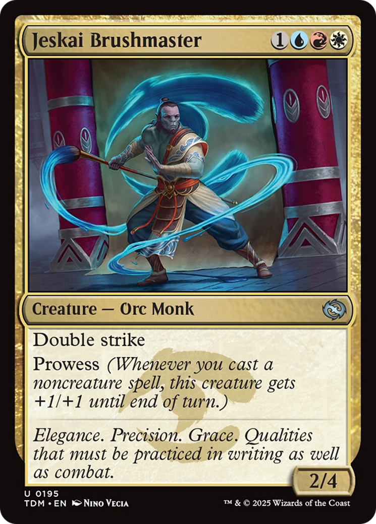 Jeskai Brushmaster (TDM) #195 [EN/N]