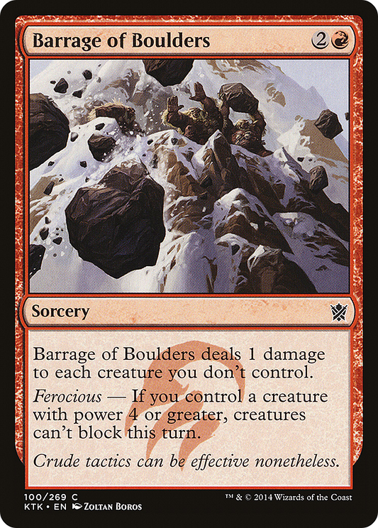 Barrage of Boulders (KTK) #100 [EN/N]
