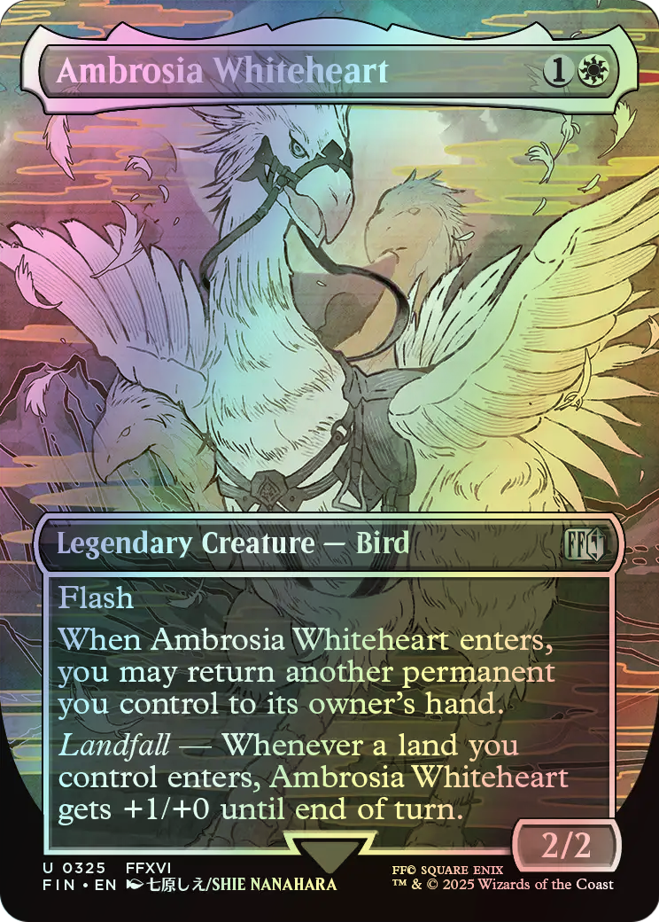 Ambrosia Whiteheart (FIN) #325 [EN/F] s/o