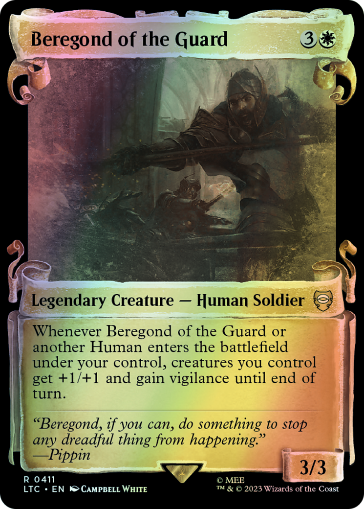 Beregond of the Guard - Silver Foil (LTC) #411 [EN/F] s/o