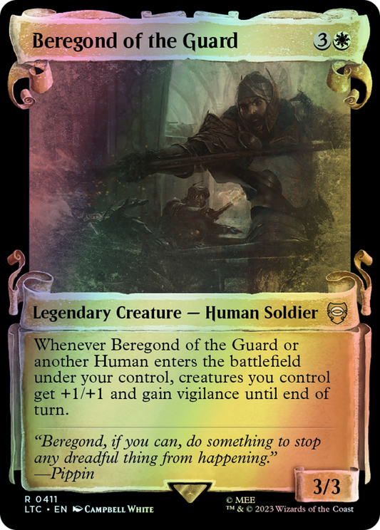 Beregond of the Guard - Silver Foil (LTC) #411 [EN/F] s/o