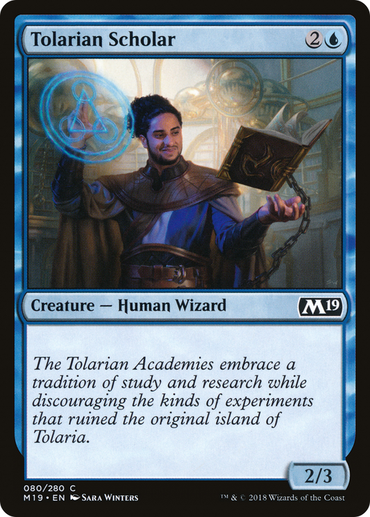 Tolarian Scholar (M19) #80 [EN/N]