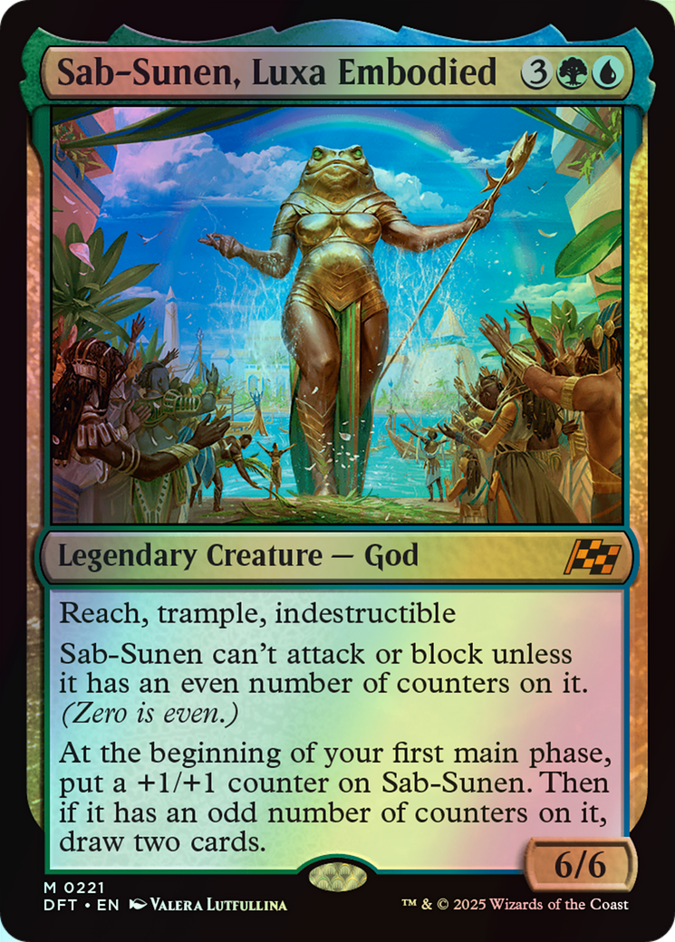 Sab-Sunen, Luxa Embodied (DFT) #221 [EN/F] s/o