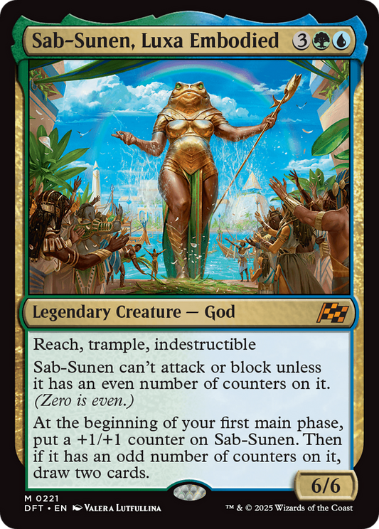 Sab-Sunen, Luxa Embodied (DFT) #221 [EN/N] s/o