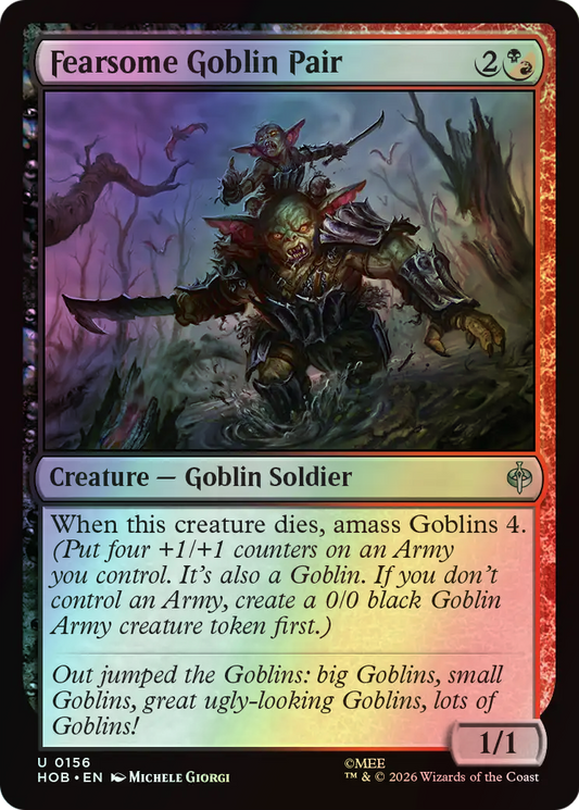 Fearsome Goblin Pair (HOB) #156 [EN/F]