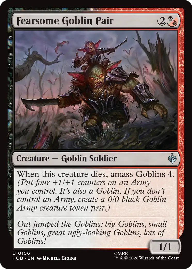 Fearsome Goblin Pair (HOB) #156 [EN/N]