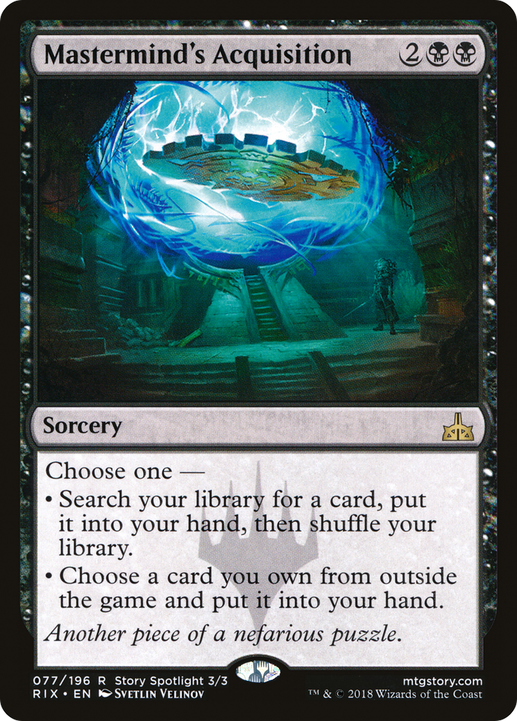 Mastermind's Acquisition (RIX) #77 [EN/N] s/o