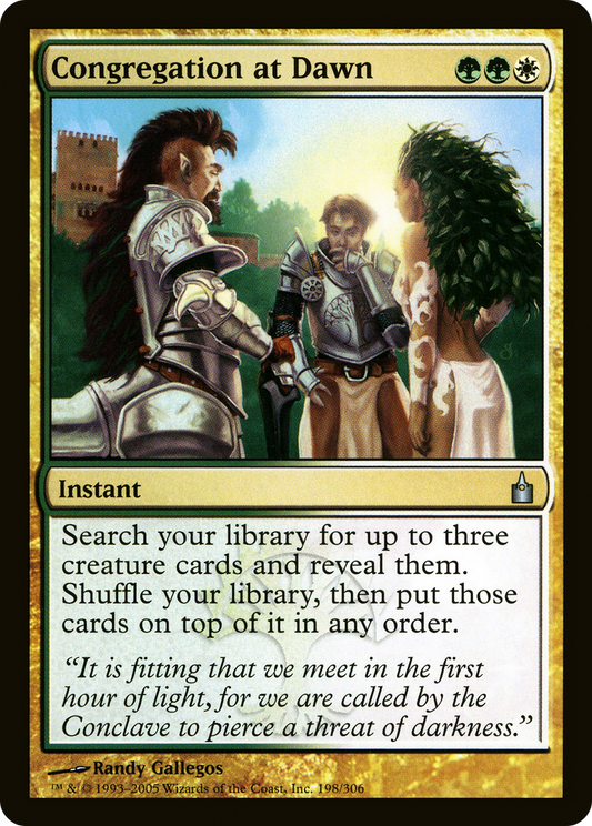 Congregation at Dawn (RAV) #198 [EN/N]