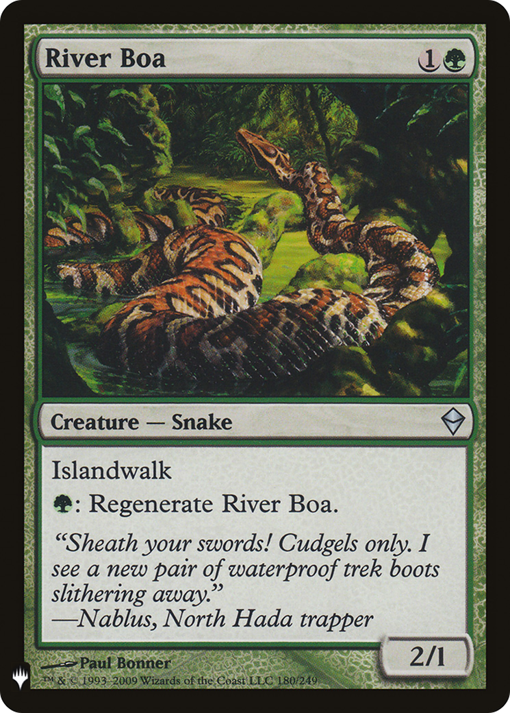 River Boa (PLST) #ZEN-180 [EN/N]