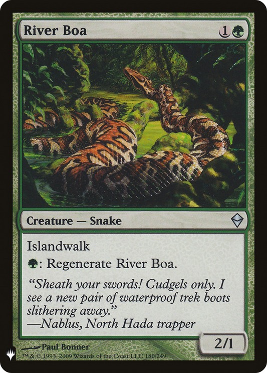 River Boa (PLST) #ZEN-180 [EN/N]