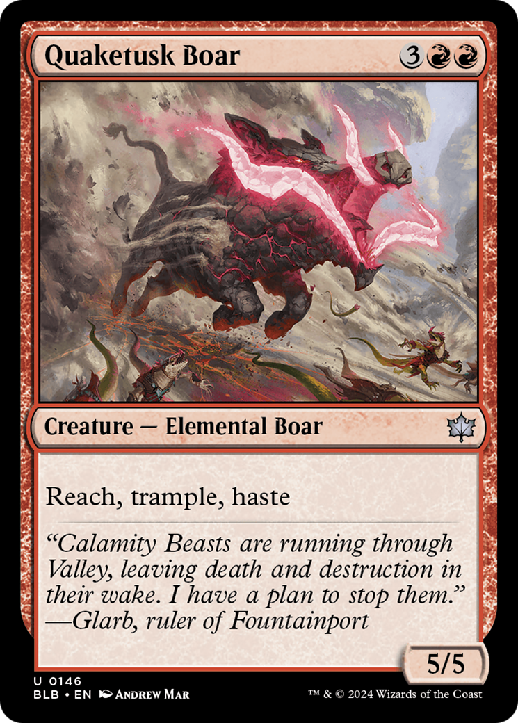 Quaketusk Boar (BLB) #146 [EN/N]