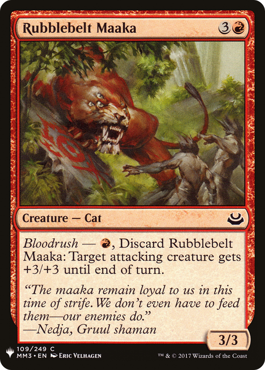 Rubblebelt Maaka (PLST) #MM3-109 [EN/N] s/o