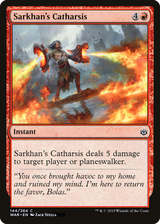 Sarkhan's Catharsis (WAR) #144 [EN/N]