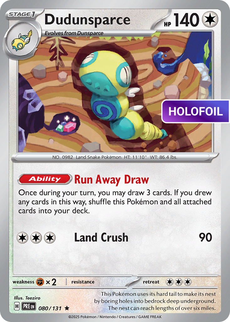 Dudunsparce (PRE) #80 [EN/H] s/o