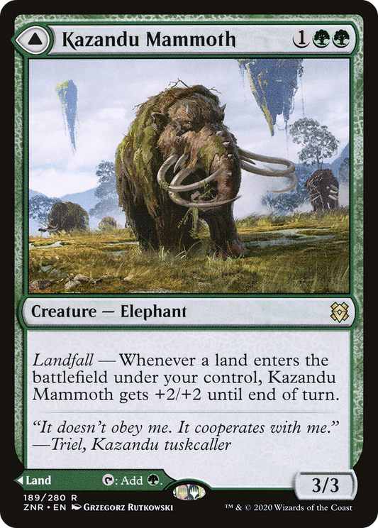 Kazandu Mammoth // Kazandu Valley (ZNR) #189 [EN/N] s/o