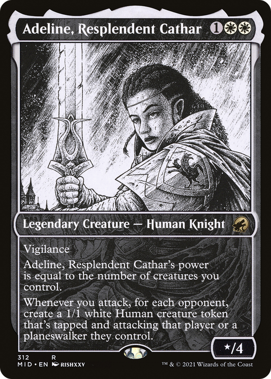 Adeline, Resplendent Cathar (MID) #312 [EN/N]