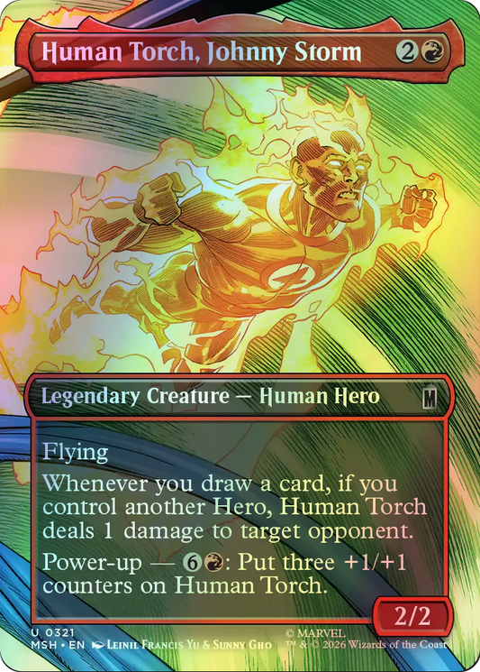 Human Torch, Johnny Storm (MSH) #321 [EN/F] s/o