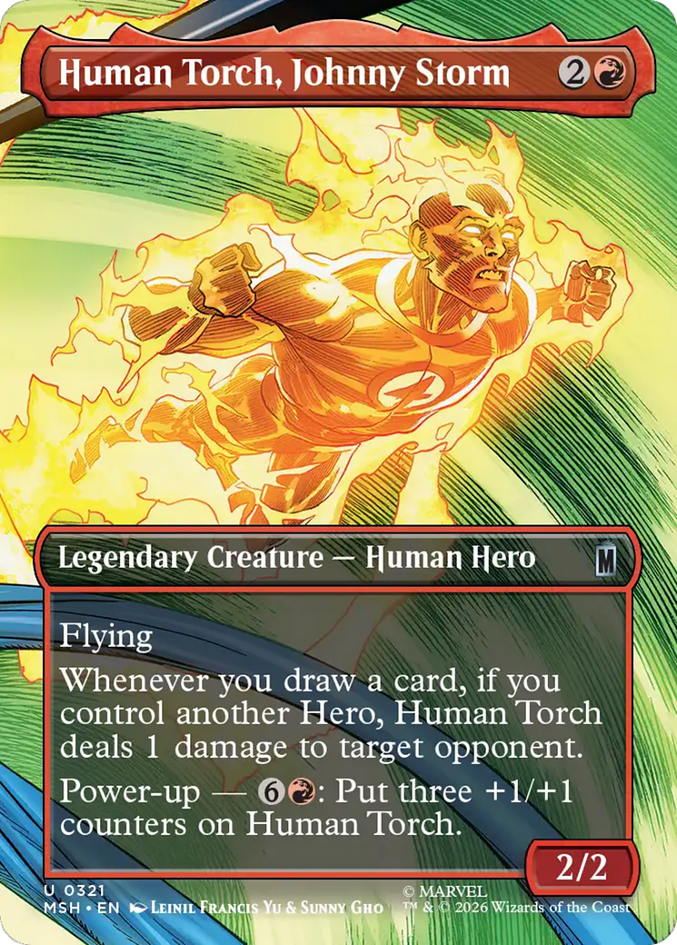 Human Torch, Johnny Storm (MSH) #321 [EN/N]