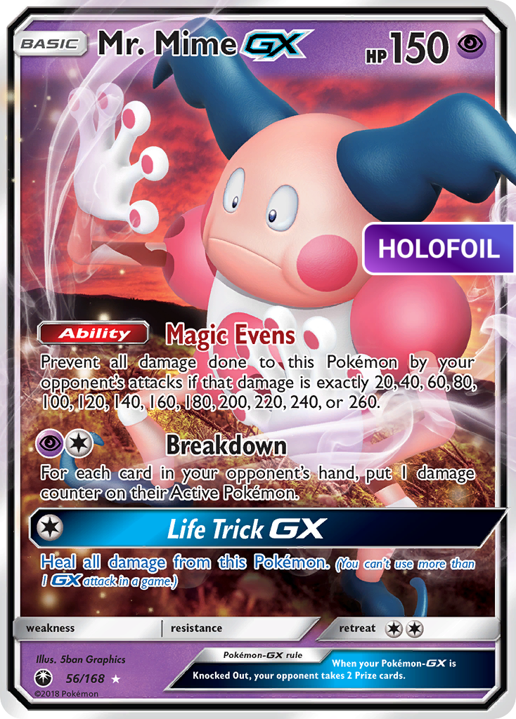 Mr. Mime GX (CES) #56 [EN/H] s/o