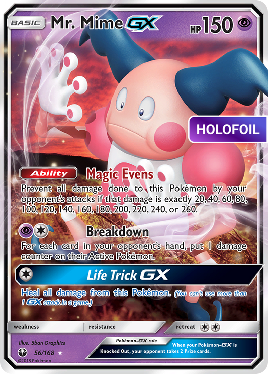 Mr. Mime GX (CES) #56 [EN/H] s/o