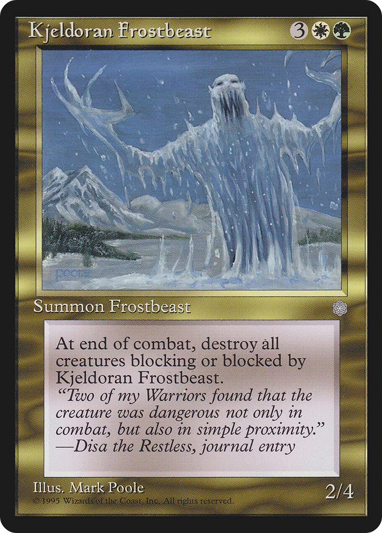 Kjeldoran Frostbeast (ICE) #296 [EN/N]
