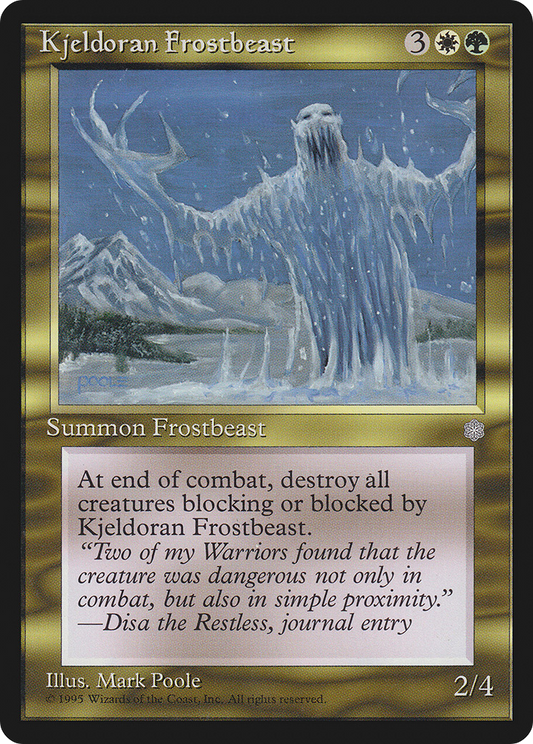Kjeldoran Frostbeast (ICE) #296 [EN/N]