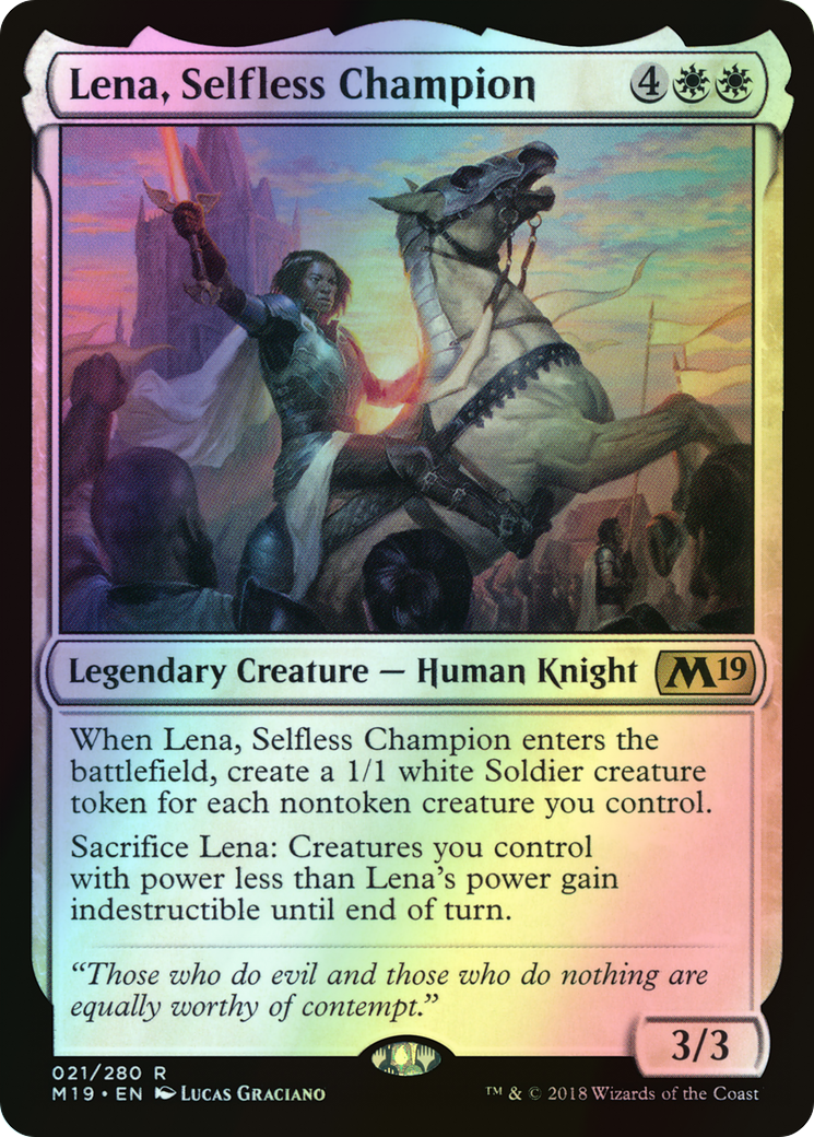 Lena, Selfless Champion (M19) #21 [EN/F]