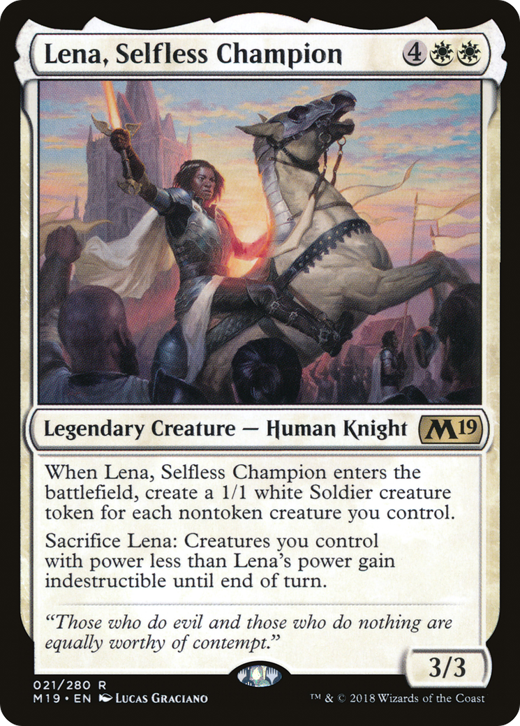 Lena, Selfless Champion (M19) #21 [EN/N]