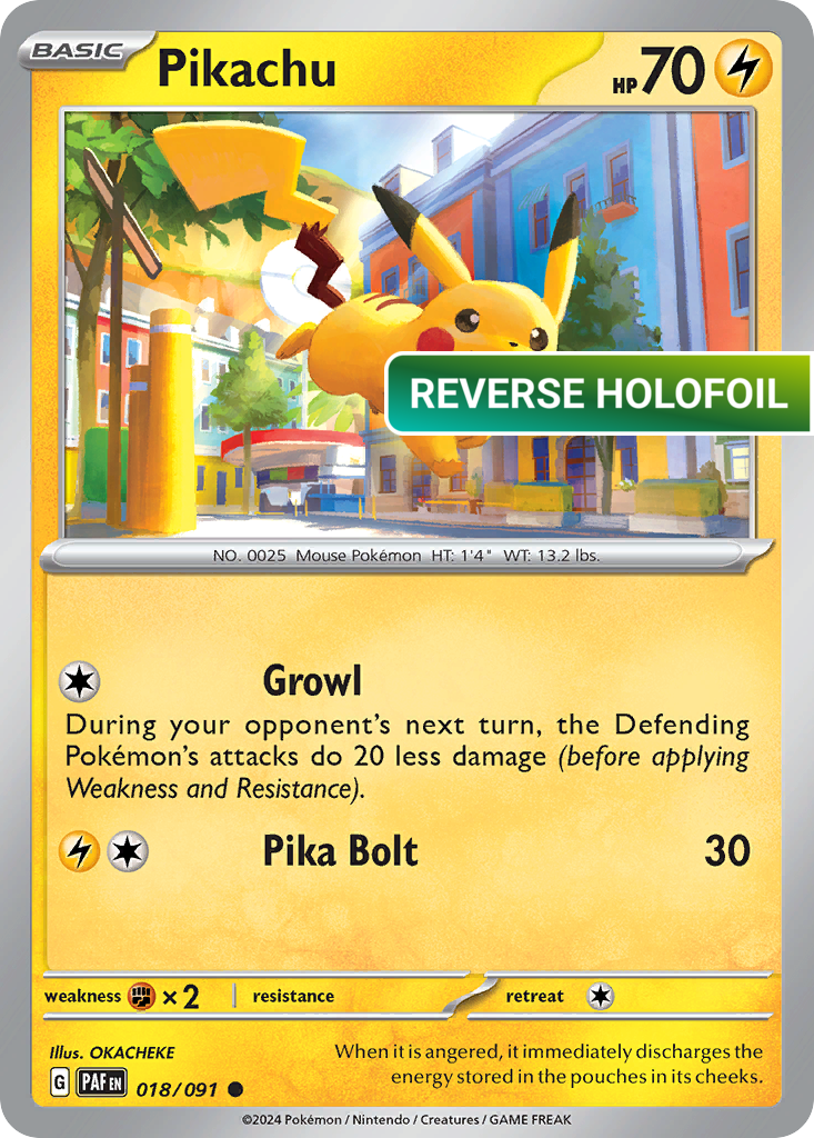Pikachu - 018/091 (PAF) #018 [EN/R]