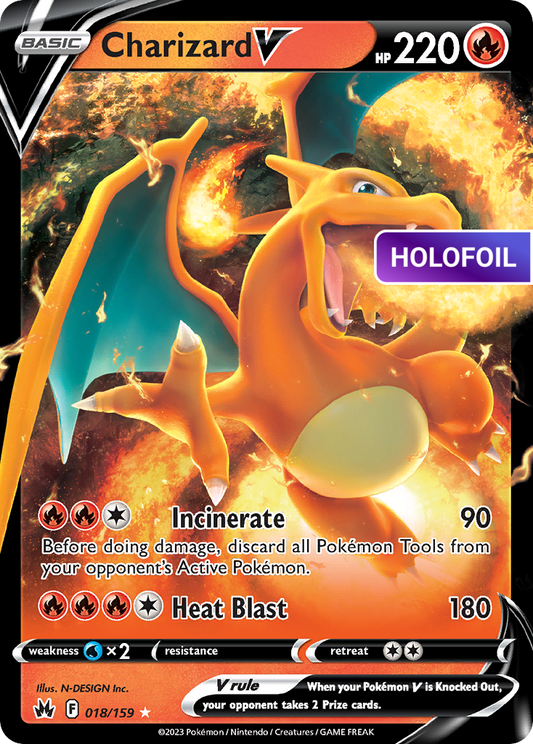 Charizard V (CRZ) #018 [EN/H] s/o