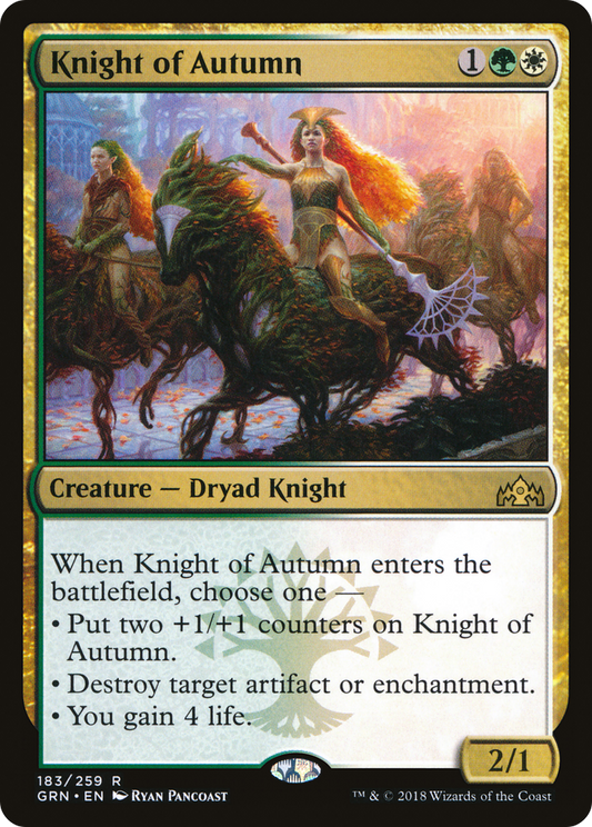 Knight of Autumn (GRN) #183 [EN/N] s/o