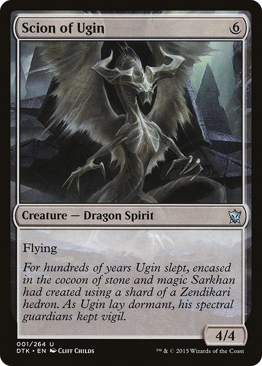 Scion of Ugin (DTK) #1 [EN/N]