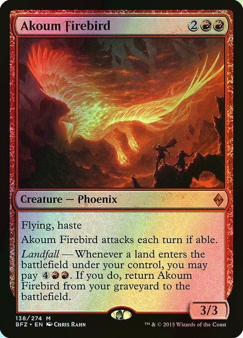 Akoum Firebird (BFZ) #138 [EN/F]