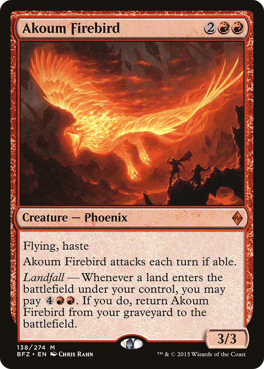 Akoum Firebird (BFZ) #138 [EN/N]