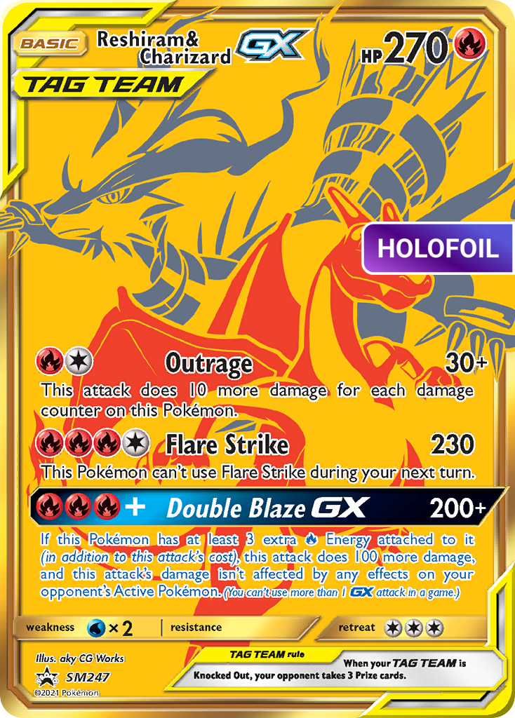 Reshiram & Charizard-GX (PR-SM) #SM247 [EN/H]