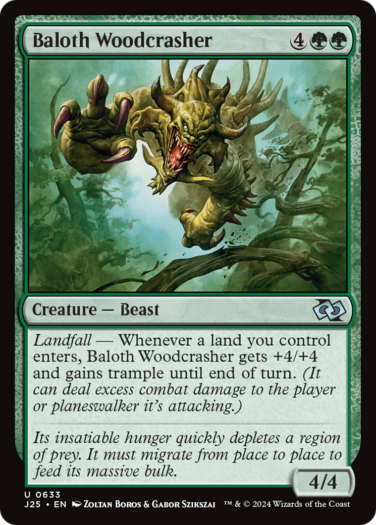 Baloth Woodcrasher (J25) #633 [EN/N]