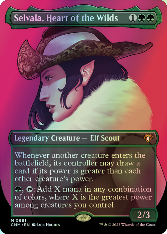 Selvala, Heart of the Wilds (CMM) #681 [EN/F] s/o