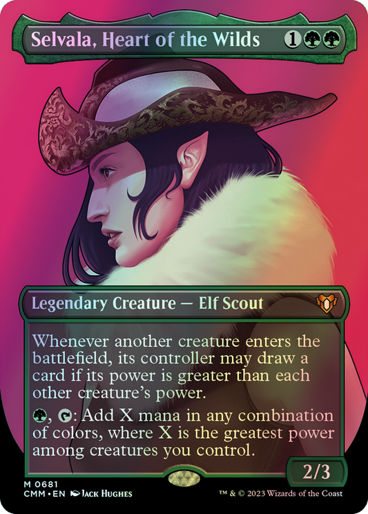 Selvala, Heart of the Wilds (CMM) #681 [EN/F] s/o