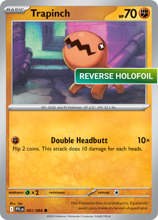 Trapinch (PFL) #51 [EN/R] s/o