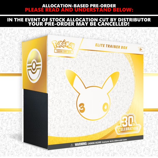 where can i pre order pokemon cards Pre-order {BOX} 30th Celebration Card Set Complete 9 Set Collection You also get four booster packs from the special 30th Celebration expansion to keep the fun going Quick update on Pokemon Perfect